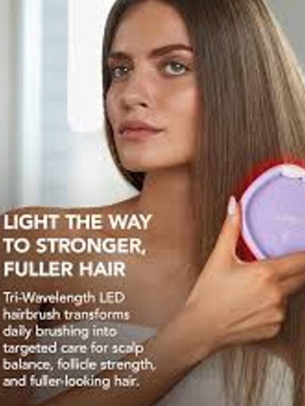 FOREO Flip Play Red Light Hairbrush NEW - Picture 3 of 5